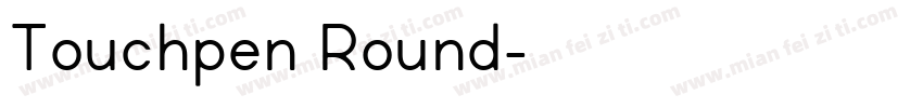 Touchpen Round字体转换